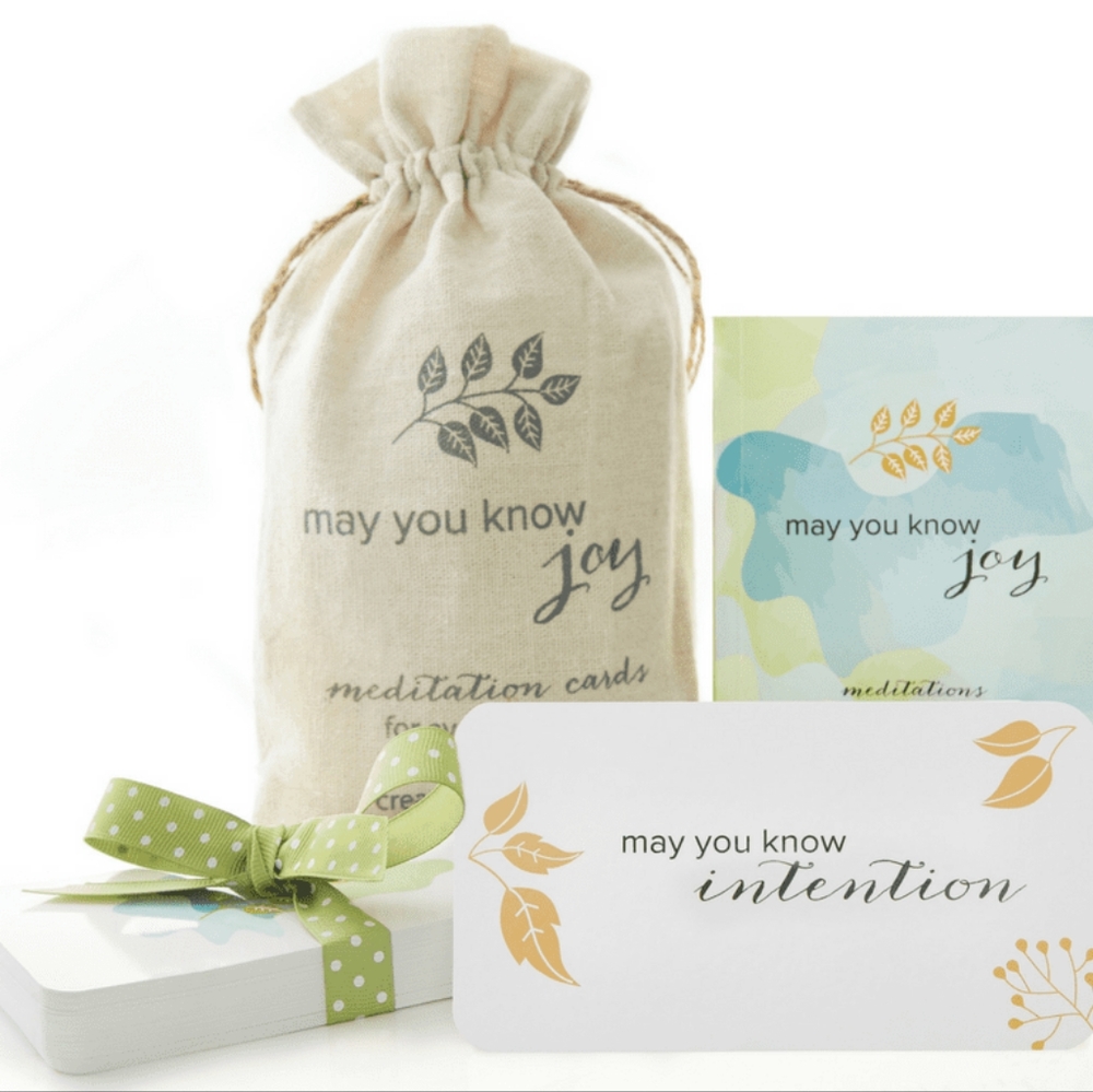 May You Know Joy Intention Meditation Card Set BNWT